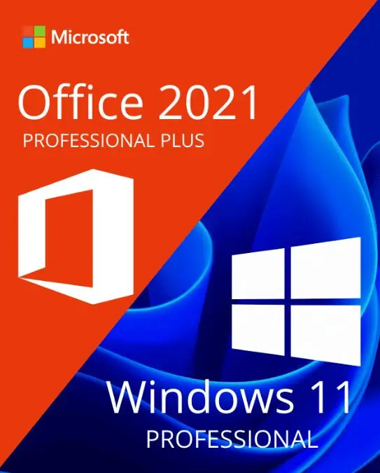Windows11 Pro + Office 2021 Pro Plus 1 PC Activation Lifetime