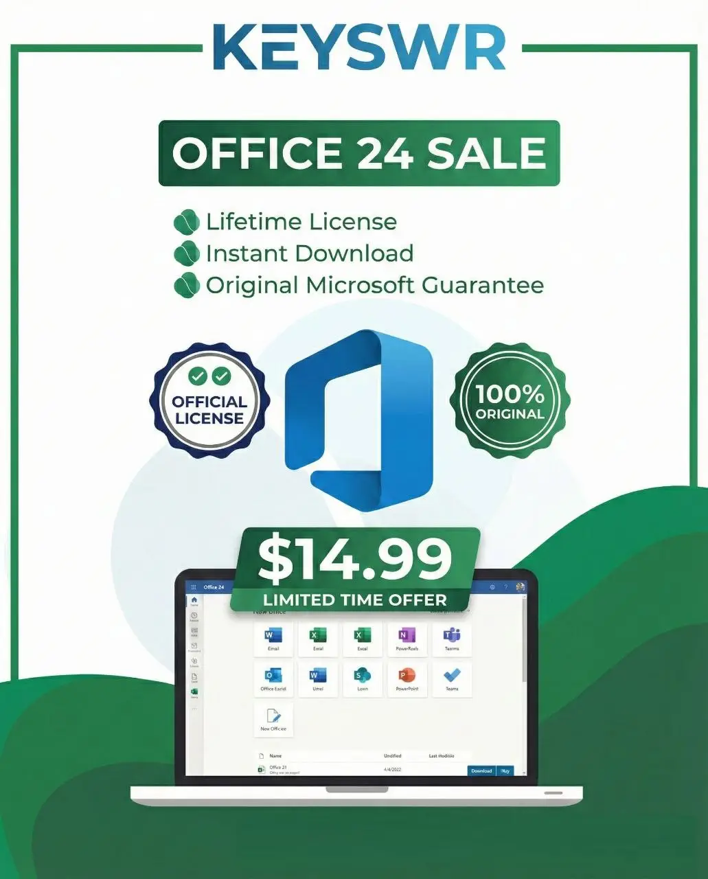 Office 2024 Pro Plus Lifetime License